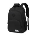 Grey and black lightweight backpack with USB charging port and trolley case attachment strap.