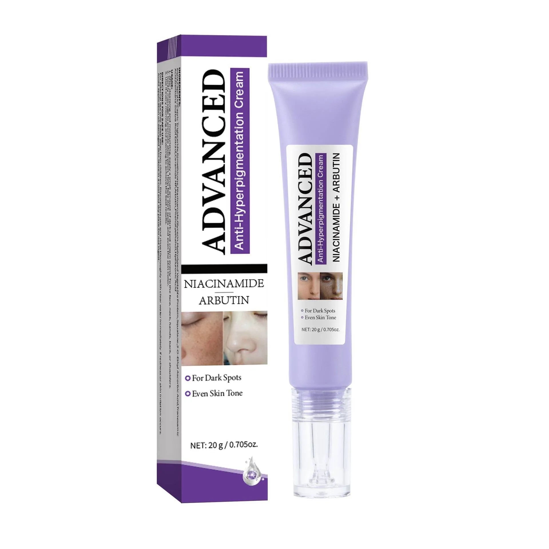 20g anti-pigmentation face cream jar for universal skin types