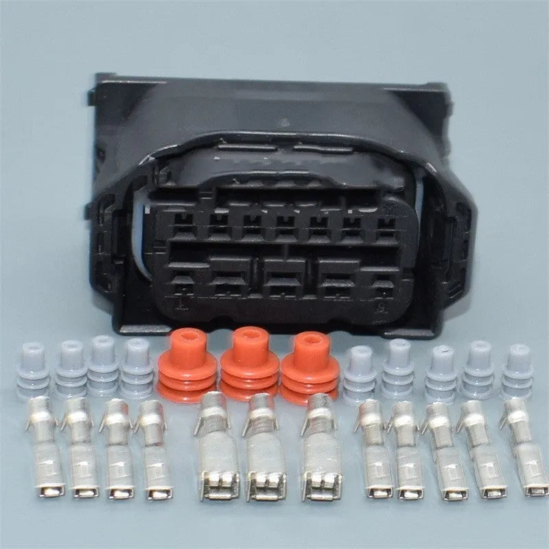 Black BMW headlight line speed plug DJ7121W-1.5 2.8-21 connector for X1 E90 E92