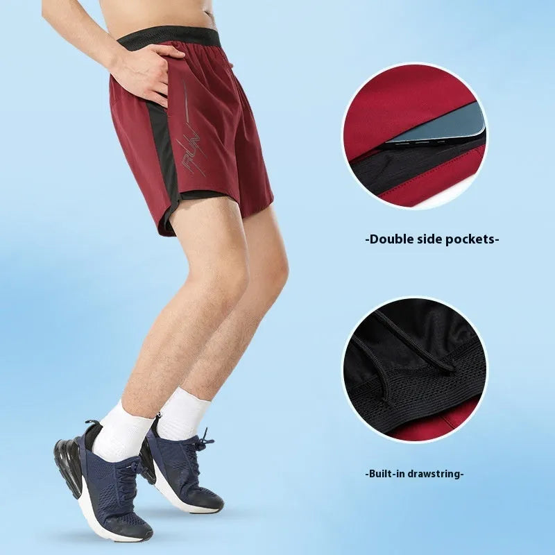 Men's solid colour low-waist basketball shorts made from polyester, shown in a selection of available colours.