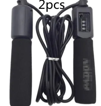 Adjustable 3 metre skipping rope with sponge grip handles in multiple colour options