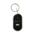 Voice control key finder anti-lost device with oval pendant design in five colour options