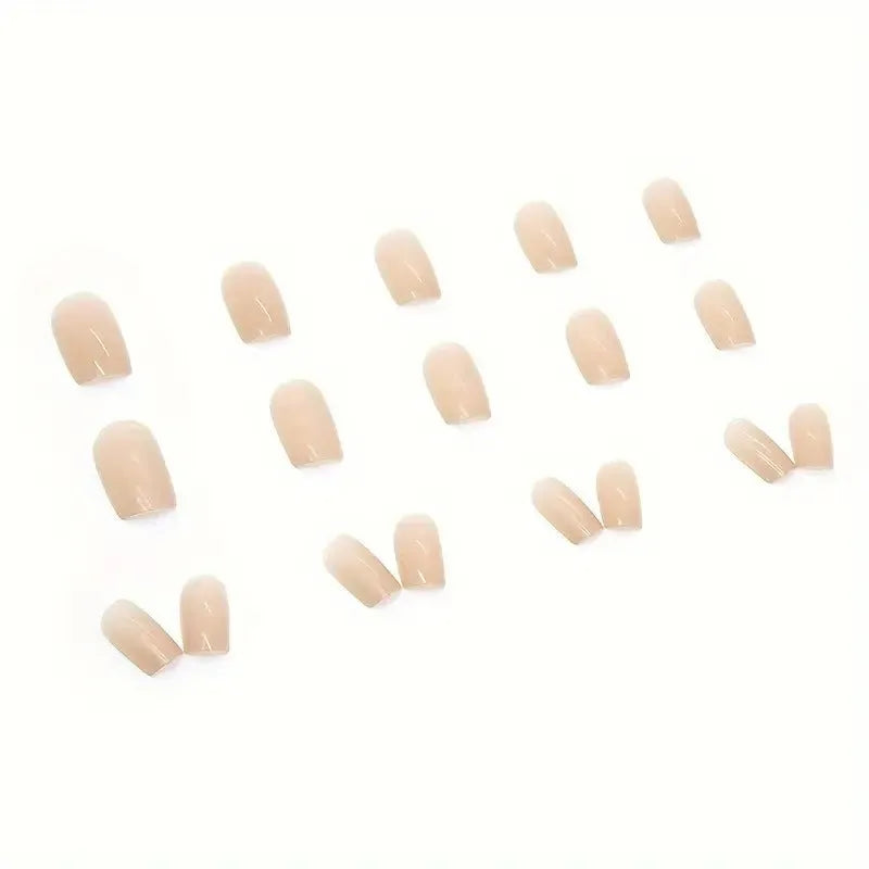 Solid colour MY119 plastic nail art set in cute style for ladies DIY manicures.