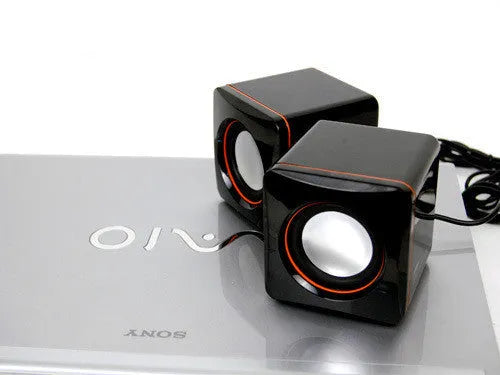 Black square USB desktop speaker for 700B computer model