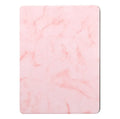 iPad tri-fold marbling leather case with pen slot in dark grey colour