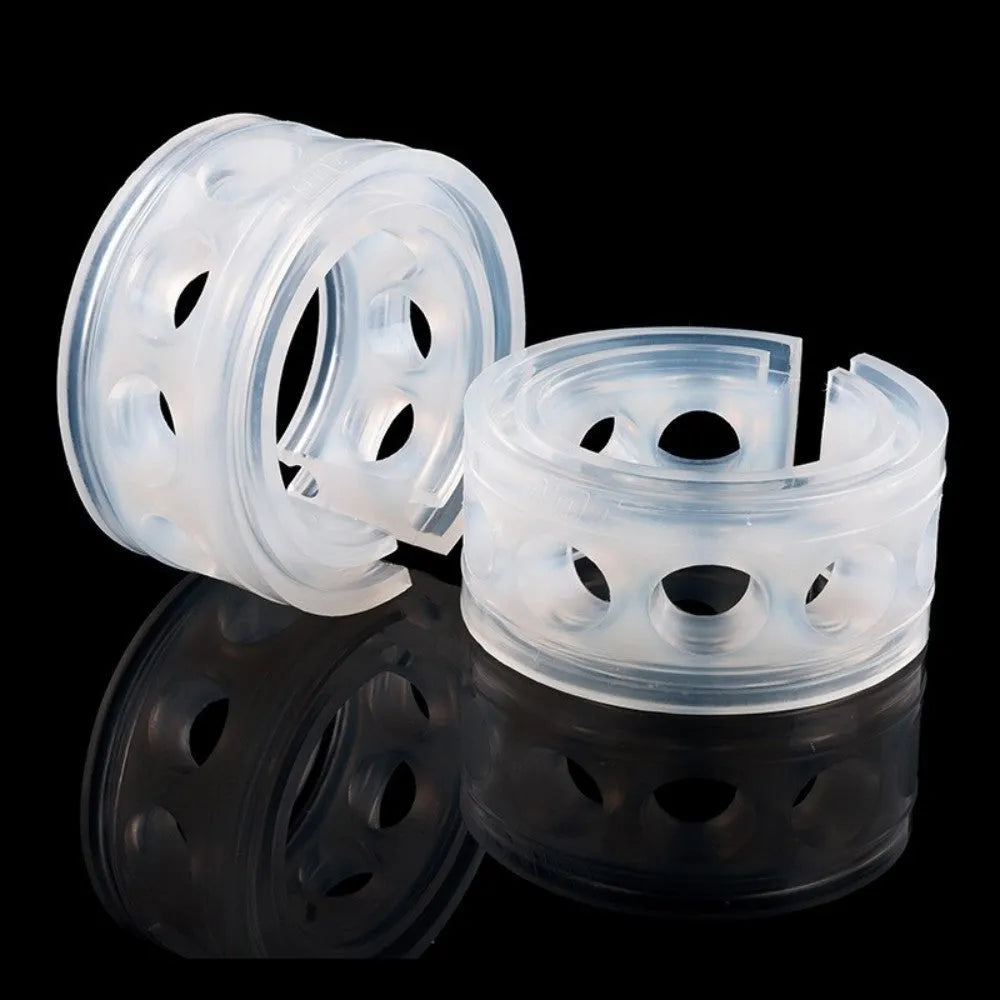 Transparent rubber spring shock absorbers for car suspension with six size options