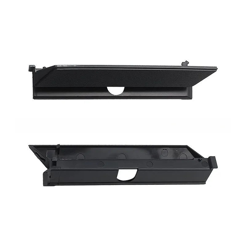 Black PS4 Pro hard disk bottom cover and service parts including warehouse door, baffle and block strip