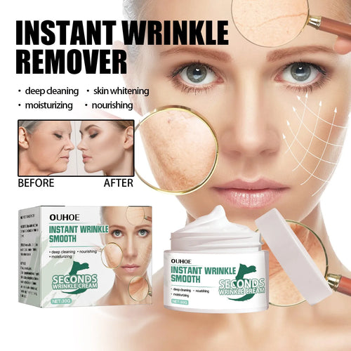 30g anti-aging anti-wrinkle face cream jar with hydrating formula for facial skincare