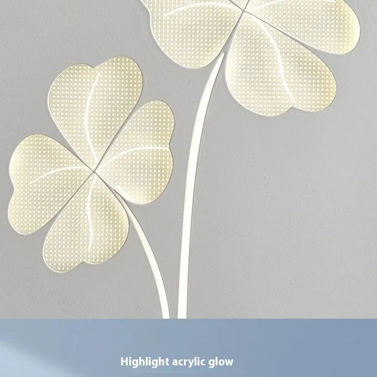 Modern cream style LED wall lamp with acrylic shade in tricolour lighting options
