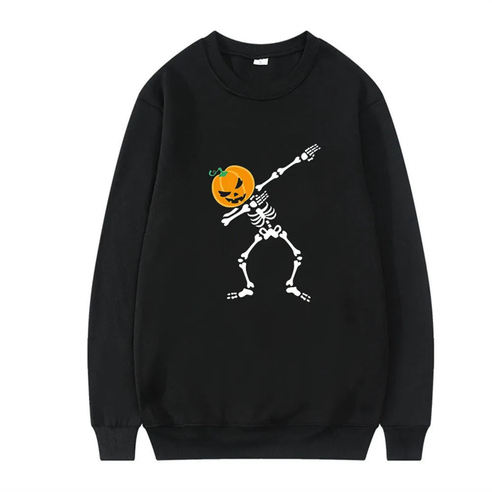 Women's printed crew neck casual top in polyester fibre with long sleeves available in multiple colours