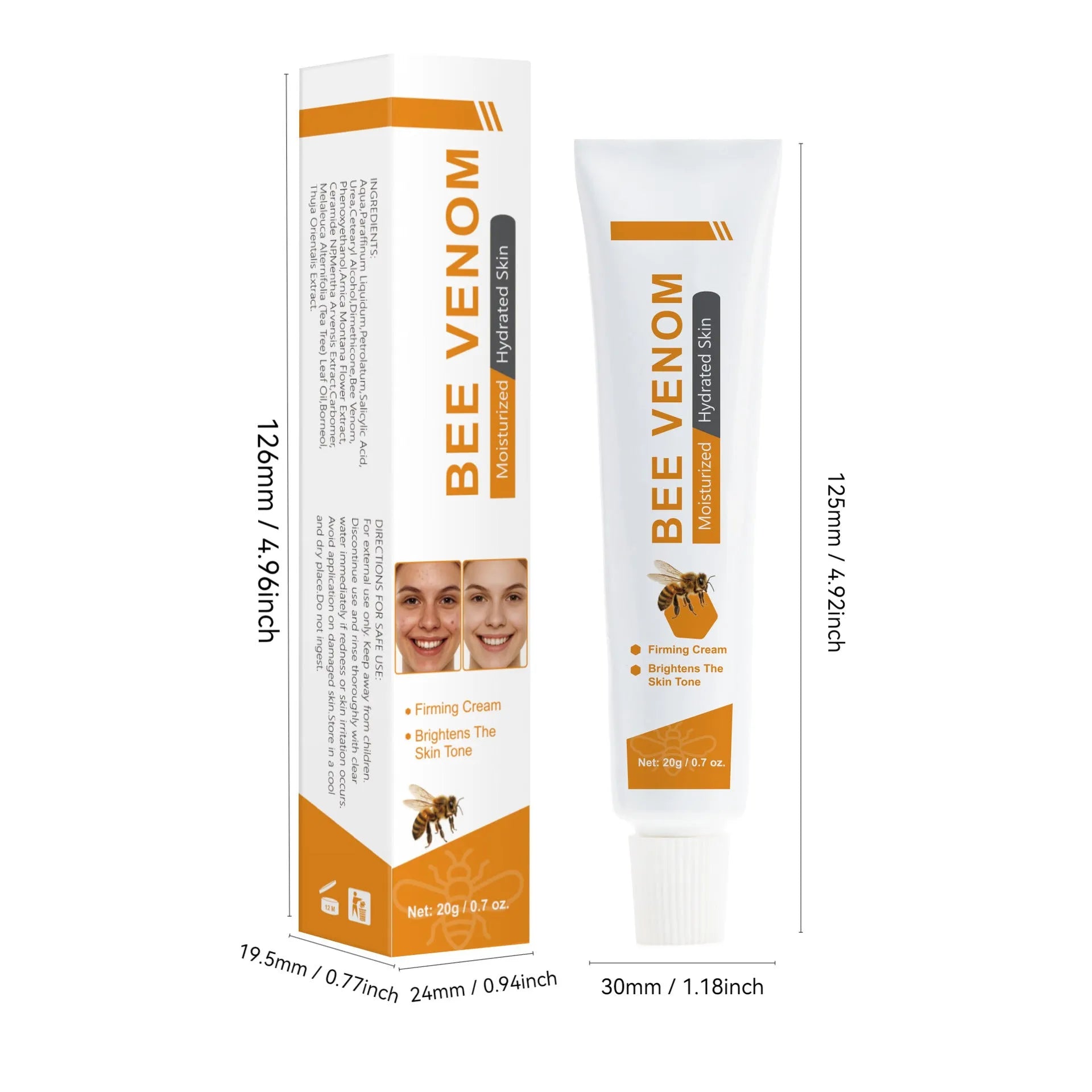 Universal Beauty Bee Facial Cream in a 20g jar for skin moisturising.