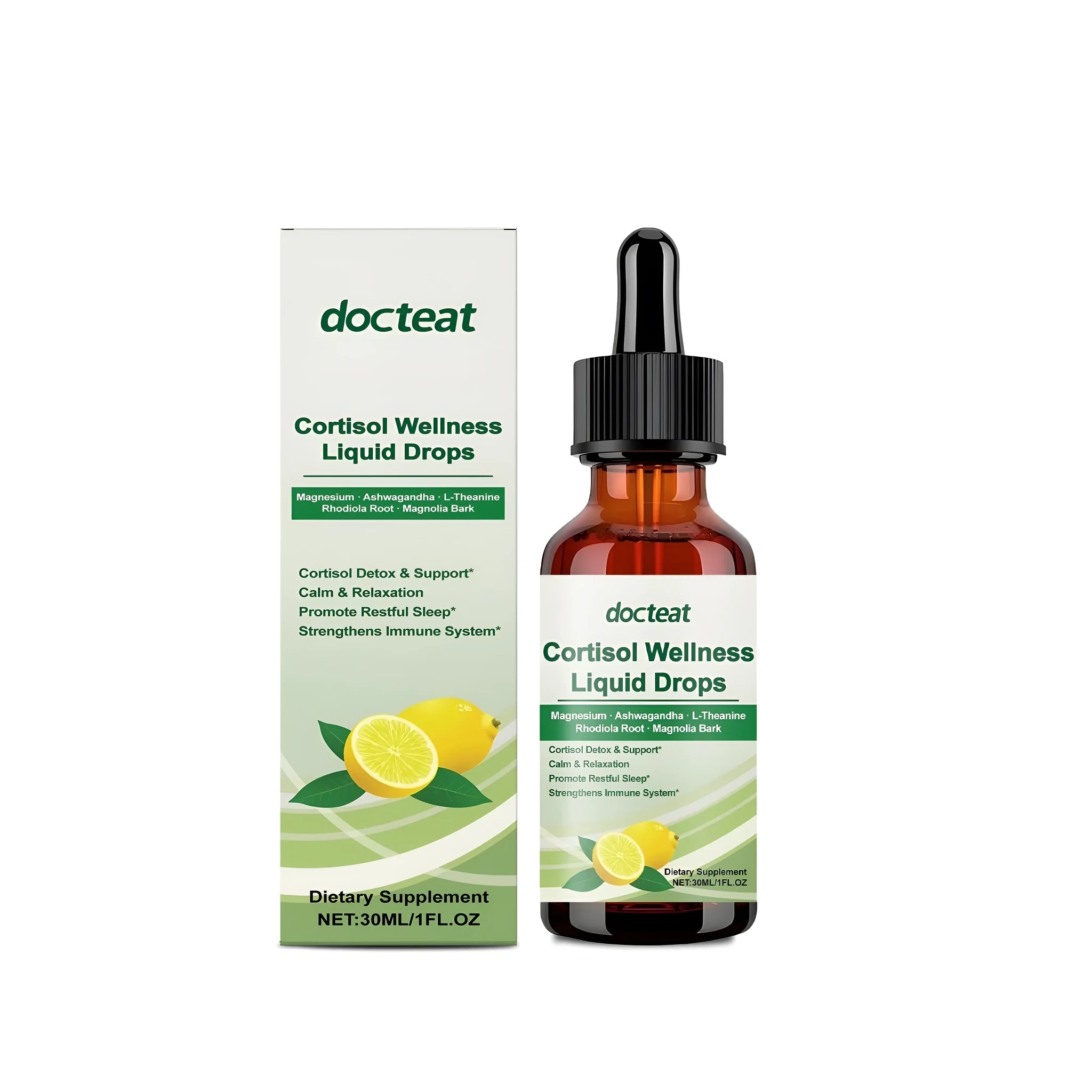 30ml bottle of traditional Chinese medicine supplement drops with dropper