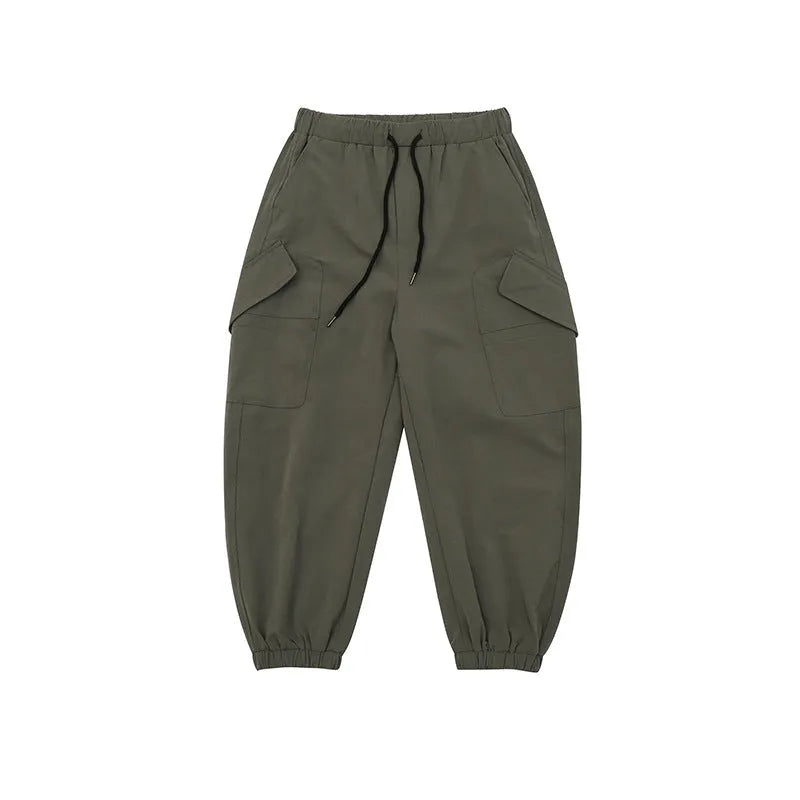 Fall Casual Trousers for Men in Polyester with Low Waist and Micro Elasticity, Available in Black Army Green Dark Purple, Sizes M L XL XXL for Everyday Wear