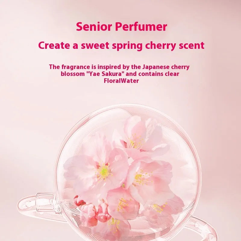 Sakura shampoo, conditioner and shower gel 3-in-1 wash kit with three 500ml bottles