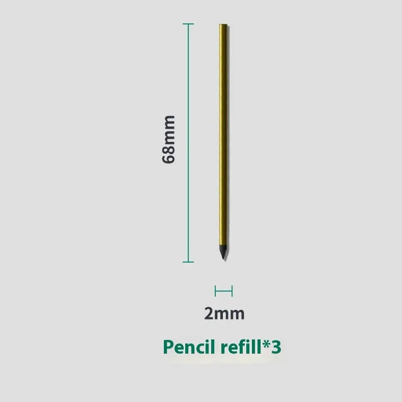 Loose spiral notebook refill pack showing Zodiac Forest Paper pages, ballpoint, pencil and plastic refills with metal cores
