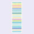 Simple Ins Wind super long clause colour student notepad with cartoon cover and plastic storage box