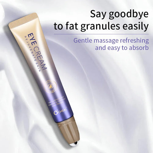 Ball eye cream container with brightening soft concealer formula for dark circles treatment