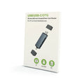 Aluminum alloy CF SD TF three-in-one card reader showing compact design with multiple card slots