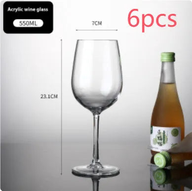 PC acrylic wine bottle with modern design for party catering and milk tea serving.