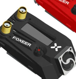 Black Wildfire FPV dual receiver glasses weighing 58g for drone racing compatible with Fatshark and Flying Shark