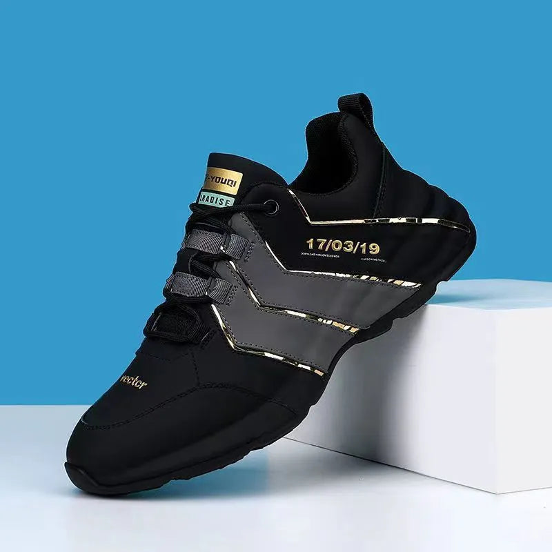 Teenagers casual sneakers with thick plastic sole and mesh lining in various colours.