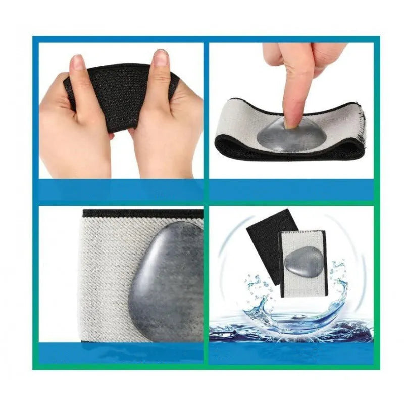 PU elastic foot support bandage with heart-shaped pad for arch support