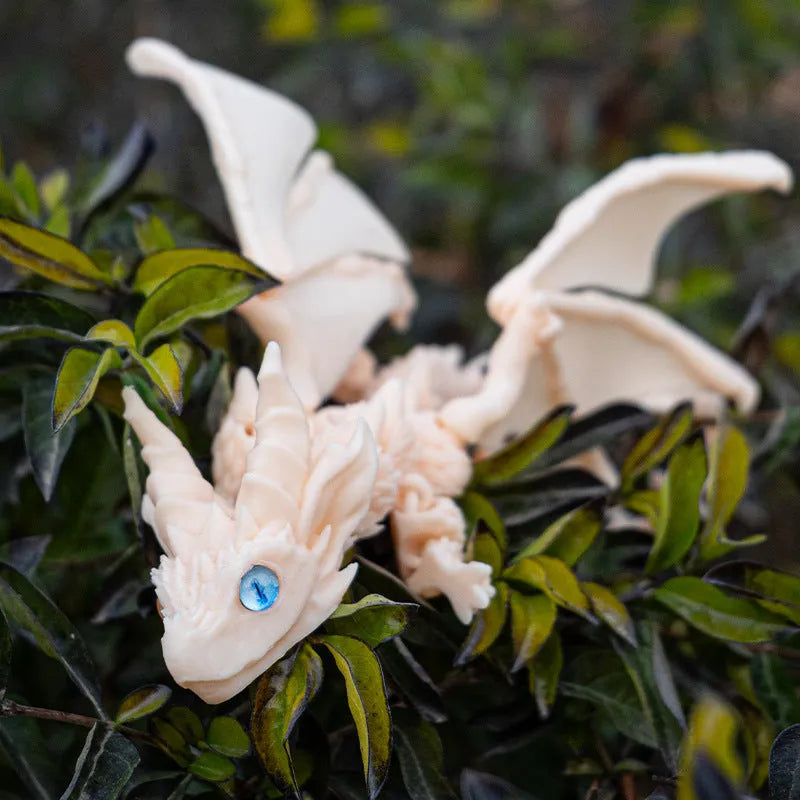Printed flying dragon wings decoration toy in a selected colour, showing 25 cm size and detailed texture.