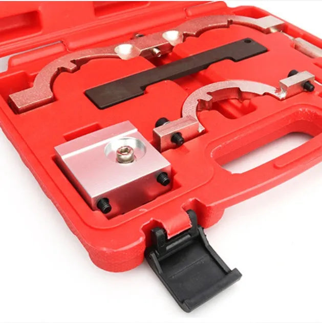 Red chrome-vanadium steel timing tool kit for Opel 1.4 Oncla LUJ engines