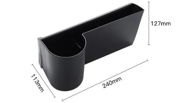 Tesla Model 3 and Y dashboard cup holder with handle, plastic construction