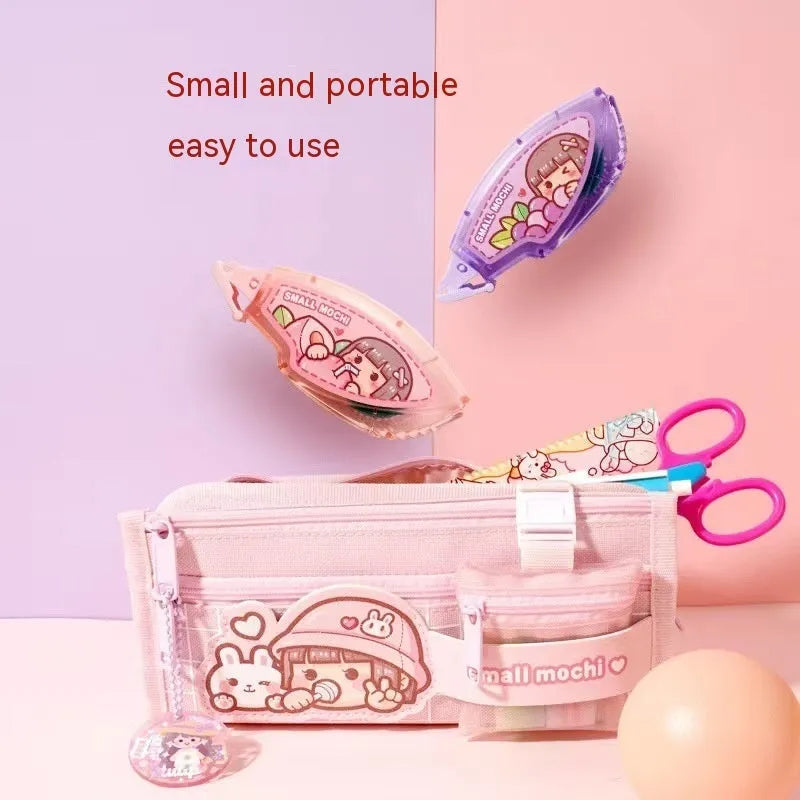 Dotting glue adhesive in peach juice colour with high viscosity traceless formula on card packaging