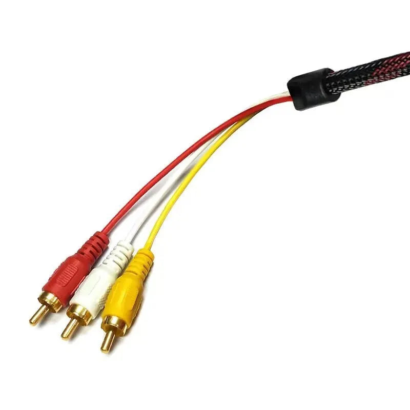 HDMI to AV15 1.5 metre conversion cable with gold-plated alloy connectors