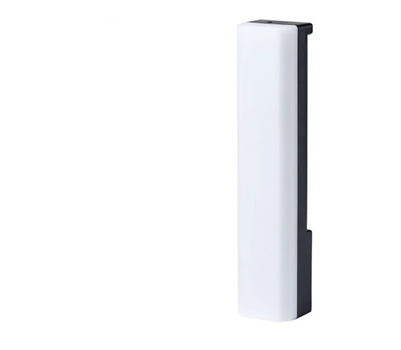 Black and white 3D RGB tabletop ambiance lamp with voice-activated rhythm lights for gaming and decor.