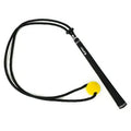 Black silicone elastic golf swing training rope for swing path correction practice