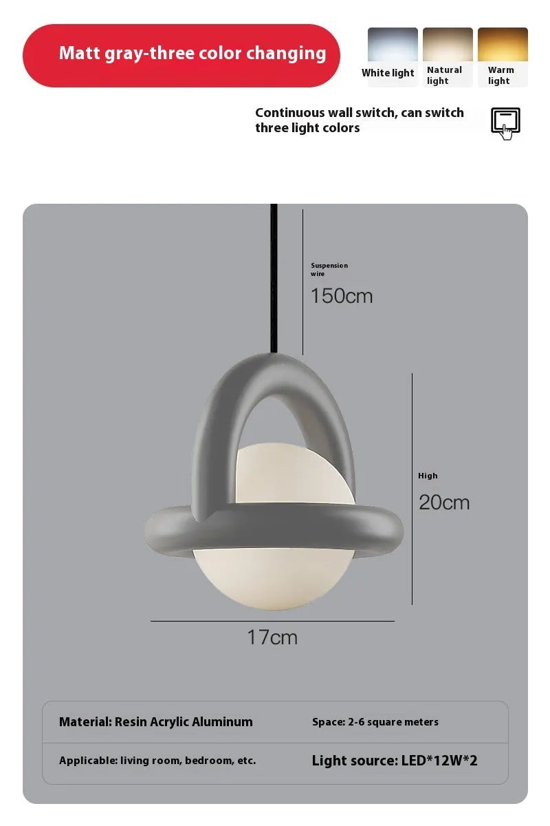 Nordic style hanging line pendant lamp in matte finish with variable lighting options