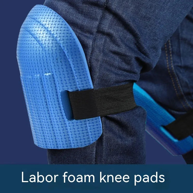 EVA foam kneepads in black blue green pink colours with 11mm thickness for kneeling protection