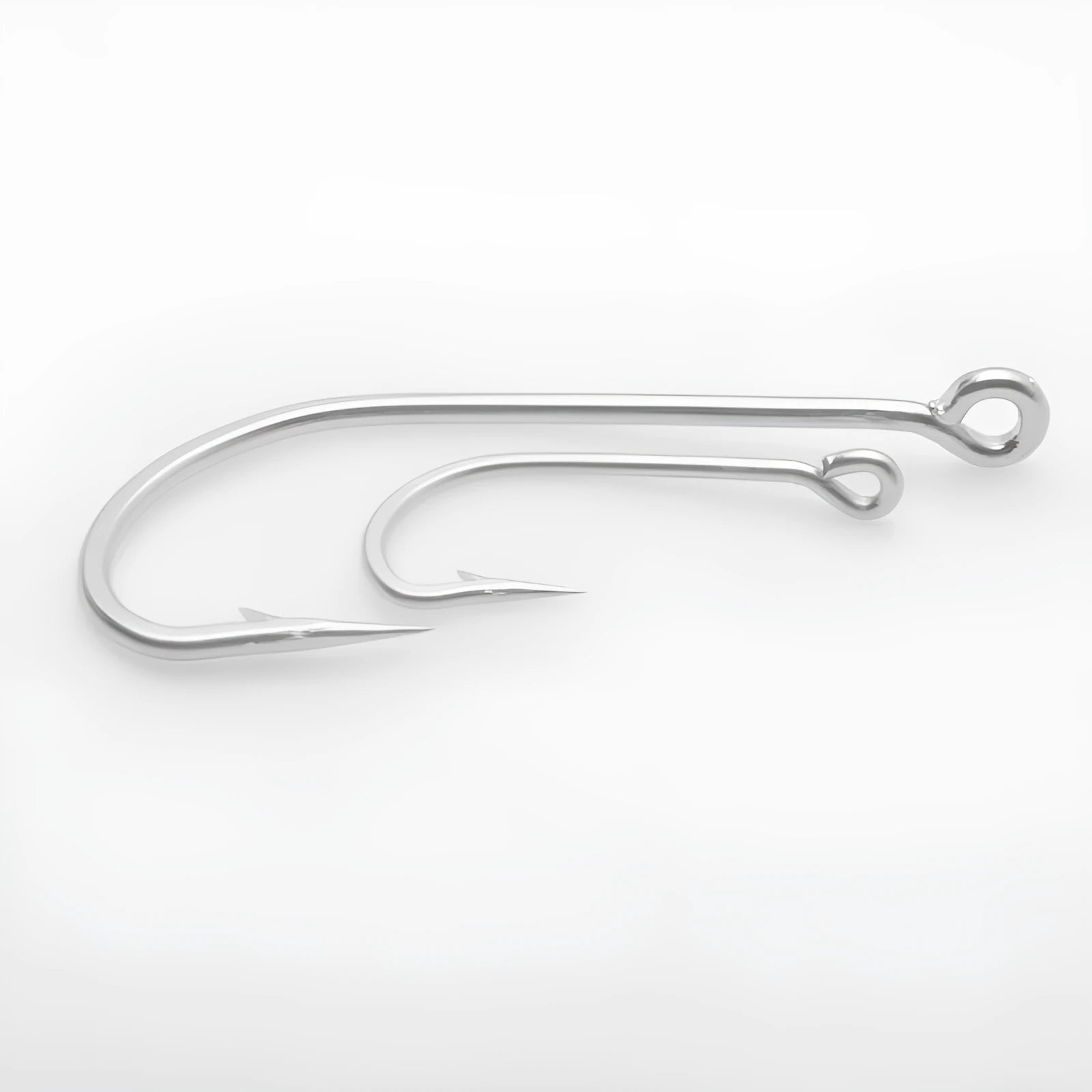 Multi-specification stainless steel sea fishing hooks for ocean boat angling in alloy construction