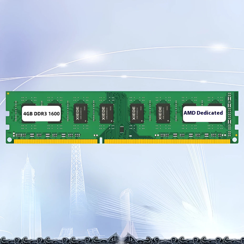 DDR3 4GB 1600MHz desktop computer memory module for AMD systems