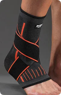 Adult sports ankle support brace in orange, black, or green for basketball, running, and mountaineering.