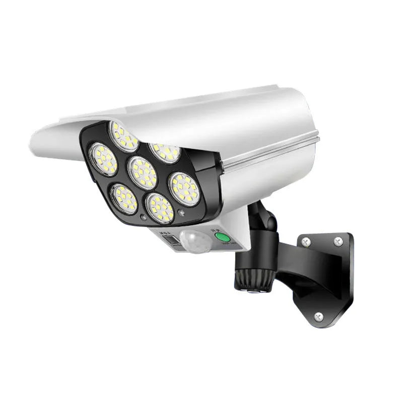 Solar simulation outdoor monitoring light with waterproof induction for courtyard and wall placement