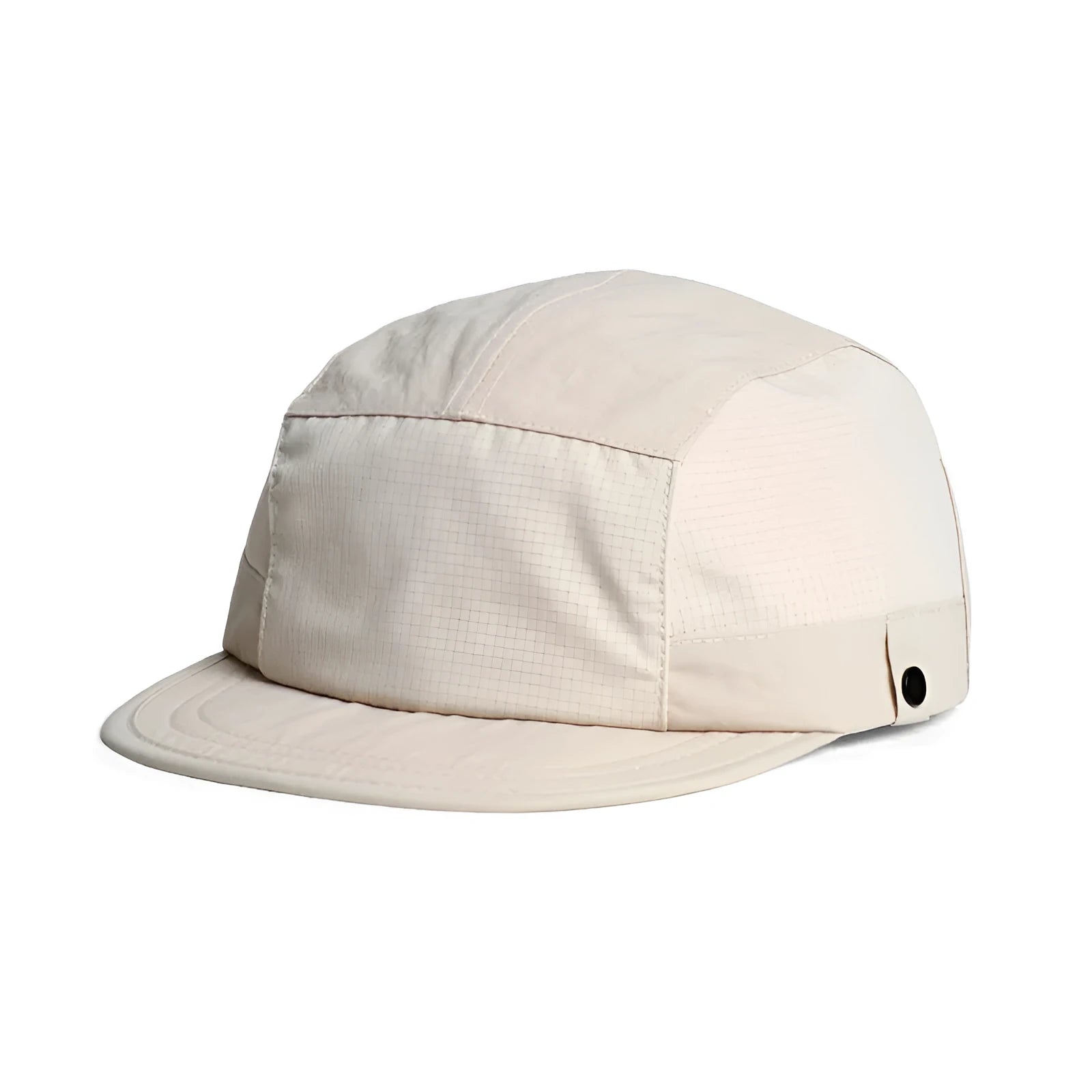 Polyester dome crown cap with soft tongue in multiple colour options showing breathable quick-drying construction
