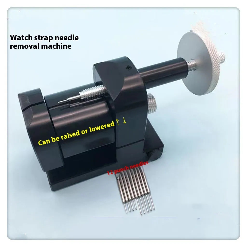 Alloy steel watch strap removal machine tool set for professional watch repair