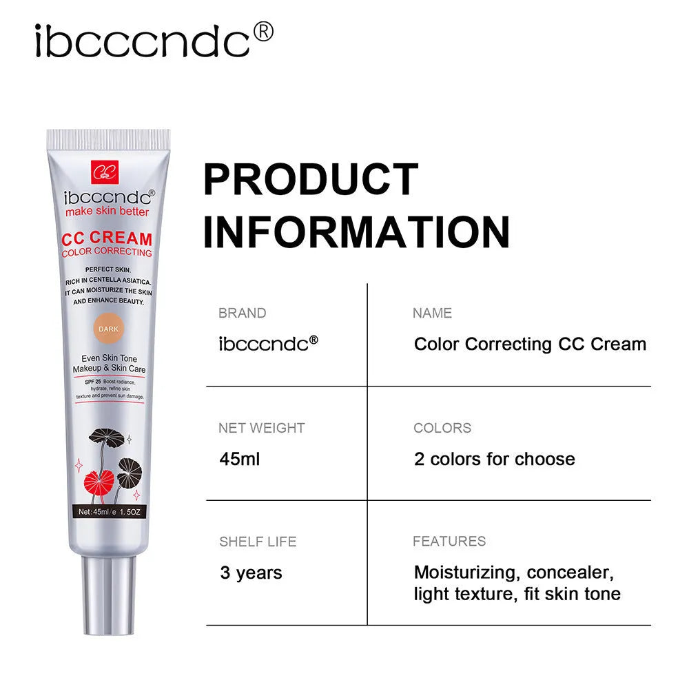 Erborian CC cream tube with colour correcting moisturising makeup for natural complexion