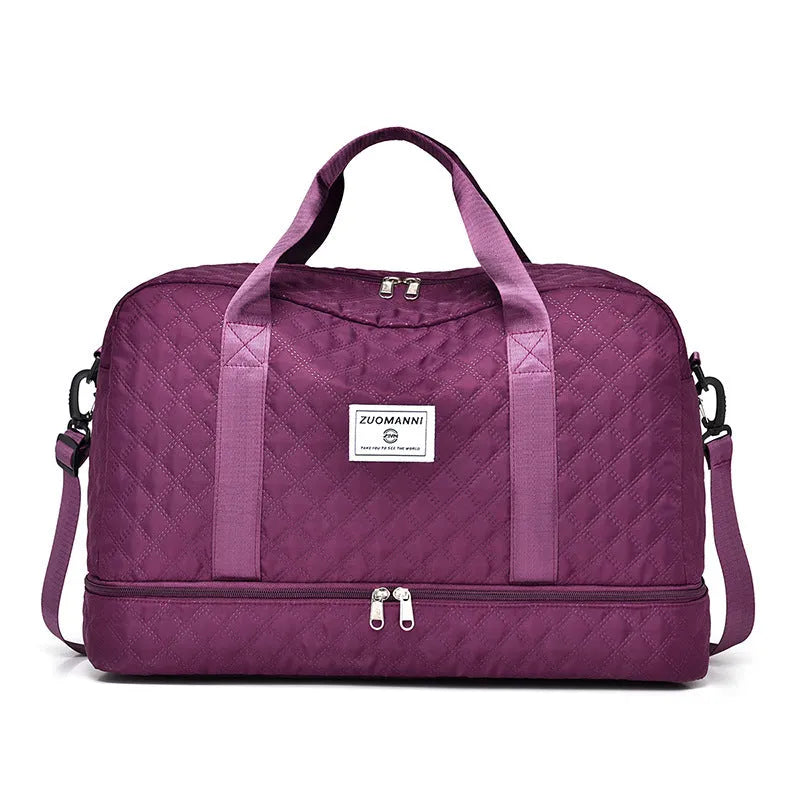 Oxford cloth travel bag in multiple colours with 36-55 litre capacity for leisure travel