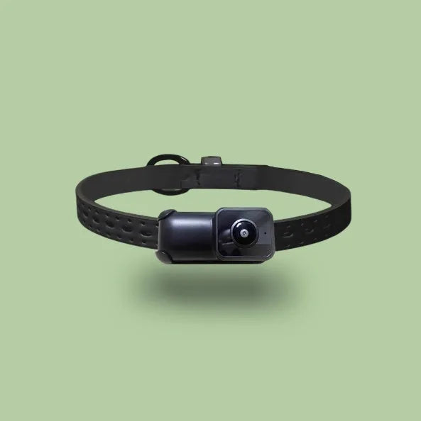 Black wifi camera neckband wireless recorder showing compact design and TYPE-C port