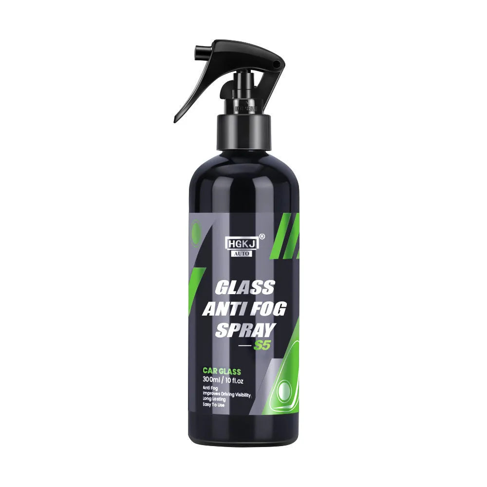 Car glass antifogging spray bottle for windscreen and window condensation prevention