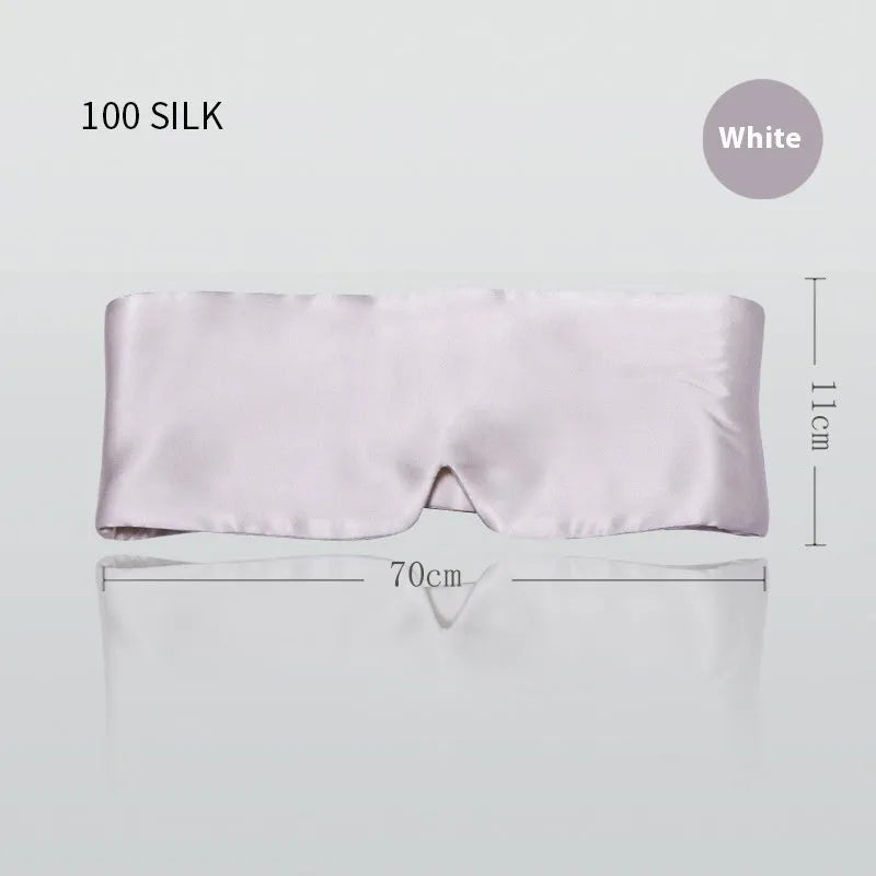 Mulberry silk sleep eye mask in multiple colours for light blocking