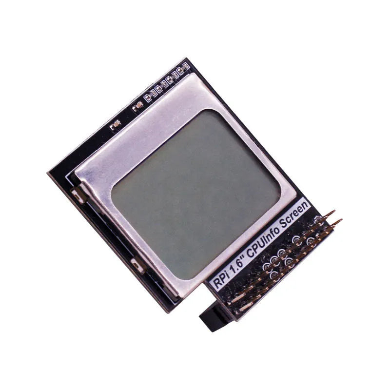 1.6 inch LCD display screen for Raspberry Pi with backlight switch and CPU monitoring functionality