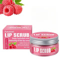 Amatoni fruit flavour lip scrub cream pot in 30g size with coconut, raspberry, vanilla, or watermelon options
