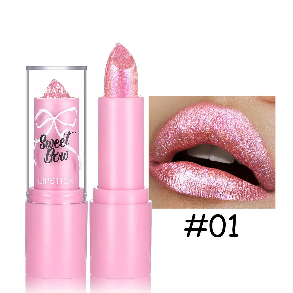 XINGX Diamond Lipstick with Sweetheart Bow design in six colour options