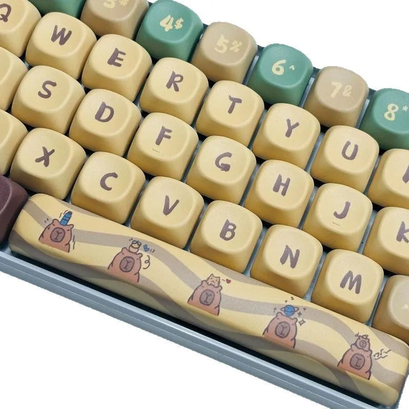Capabala 130 key MOA profile mechanical keyboard keycap set in ABS material